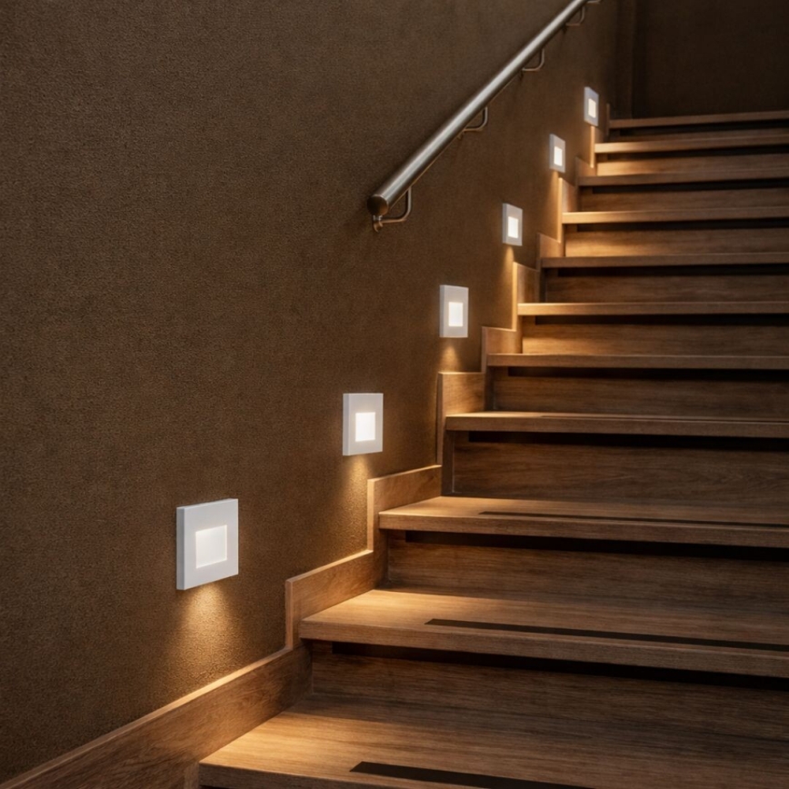 Rabalux - LED trappebelysning LED/1W/230V 3000/4500/6500K hvid