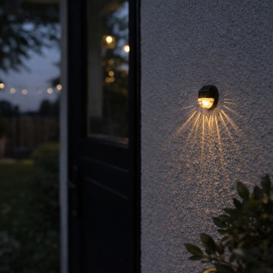 Rabalux - Sæt med 2 LED-solcelle væglamper LED/0,06W/1,2V 300 mAh IP44