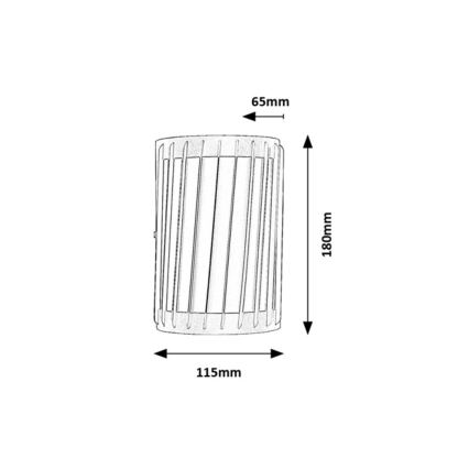 Rabalux - LED udendørs væglampe LED/6W/230V IP54