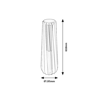 Rabalux - LED udendørs væglampe LED/12W/230V IP54