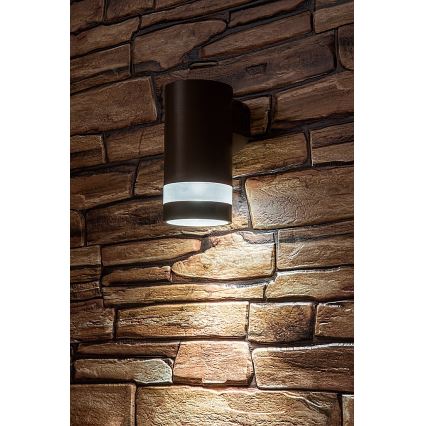 Rabalux - LED udendørs væglampe, 9W/230V, IP65, brun