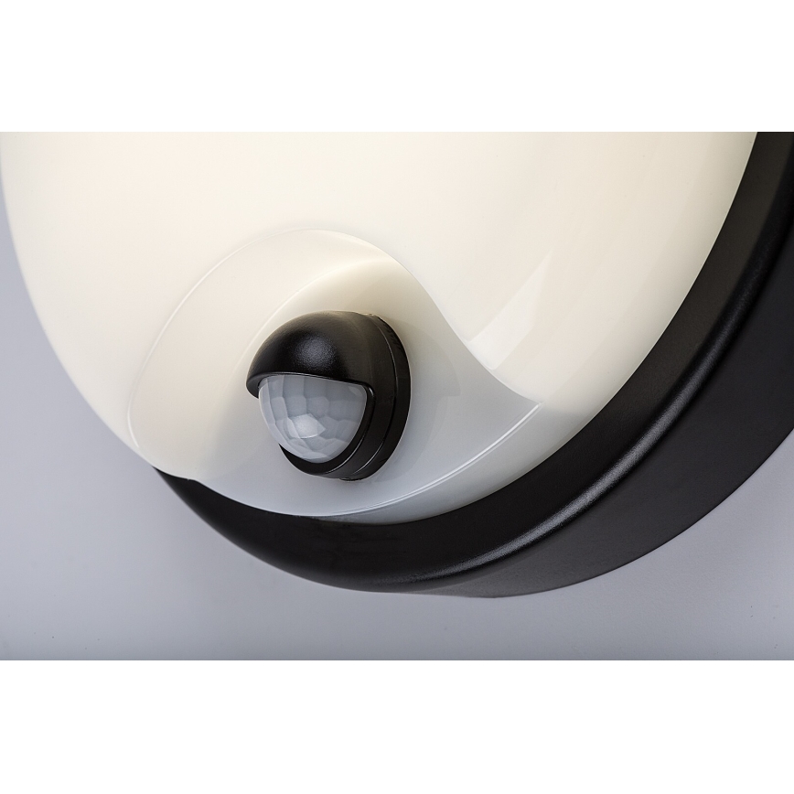 Rabalux - LED udendørs væglampe med sensor LED/18W/230V IP65 sort
