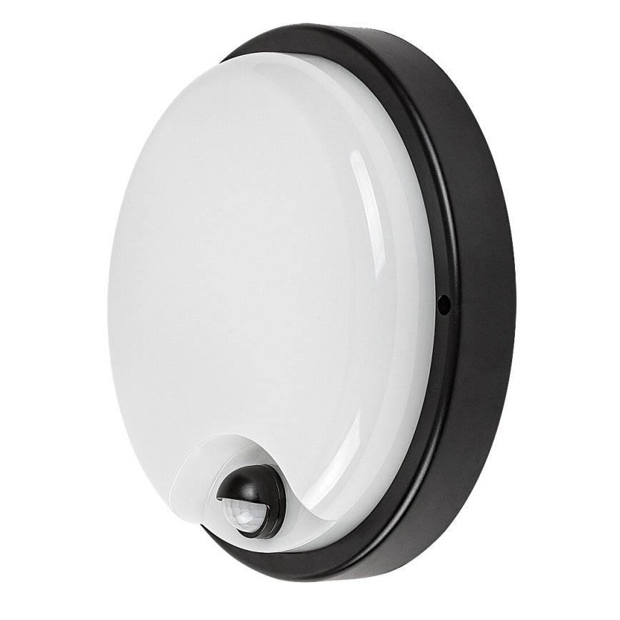 Rabalux - LED udendørs væglampe med sensor LED/18W/230V IP65 sort