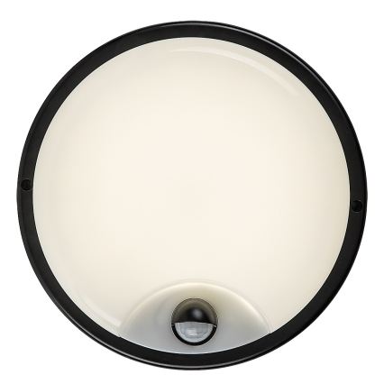 Rabalux - LED udendørs væglampe med sensor LED/18W/230V IP65 sort