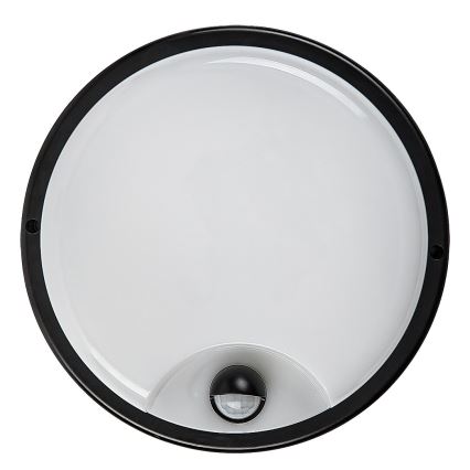 Rabalux - LED udendørs væglampe med sensor LED/18W/230V IP65 sort