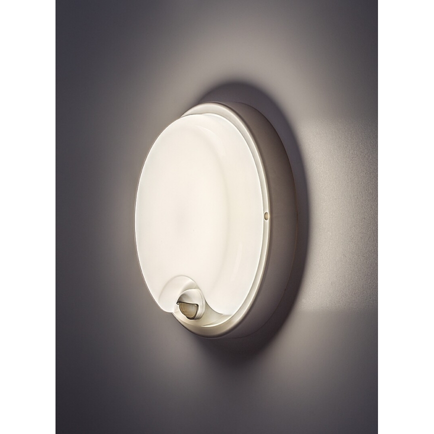 Rabalux - LED udendørs væglampe med sensor LED/18W/230V IP65 hvid