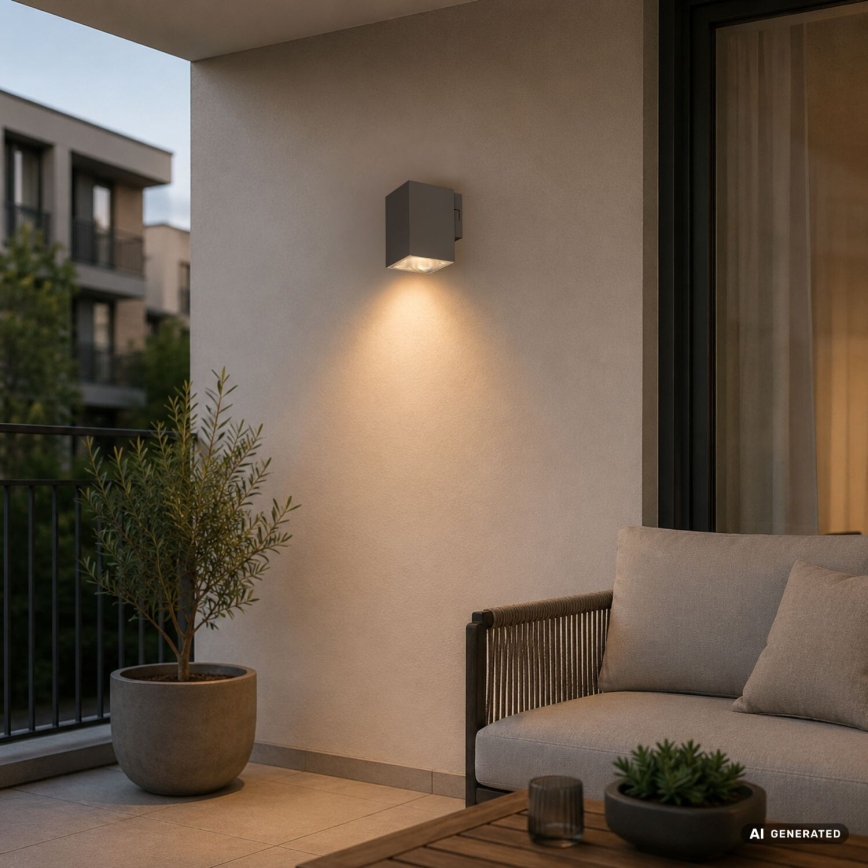 Rabalux - Udendørs væglampe LED/9W/230V 2700/4000/6500K IP65