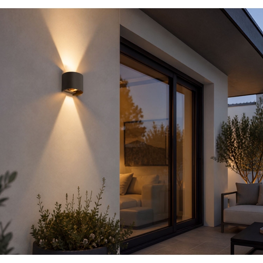 Rabalux - LED udendørs væglampe LED/5W/230V 2700/4000/6500K IP54 beige