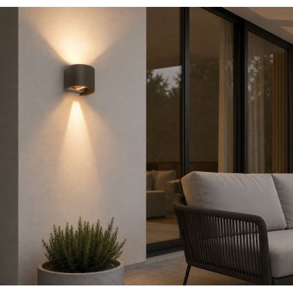 Rabalux - LED udendørs væglampe LED/5W/230V 2700/4000/6500K IP54 beige