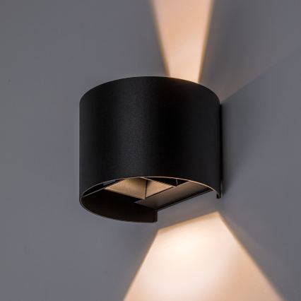 Rabalux - LED udendørs væglampe LED/5W/230V 2700/4000/6500K IP54 sort