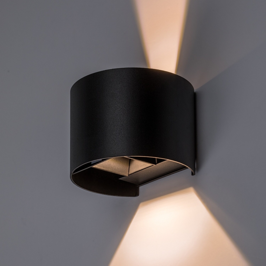 Rabalux - LED udendørs væglampe LED/5W/230V 2700/4000/6500K IP54 sort