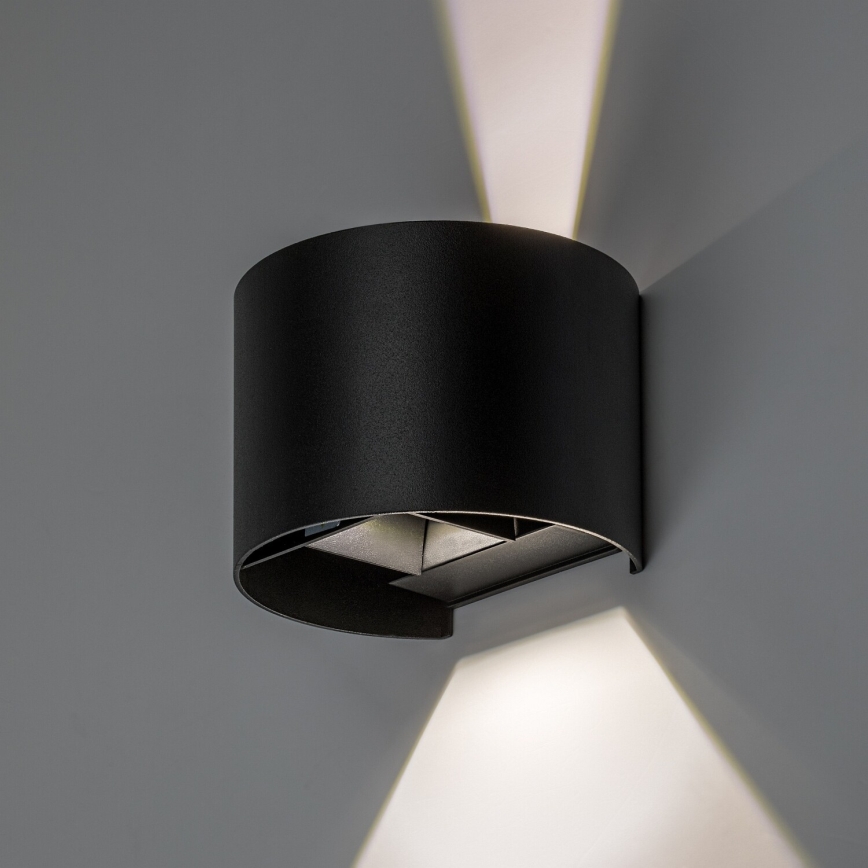 Rabalux - LED udendørs væglampe LED/5W/230V 2700/4000/6500K IP54 sort