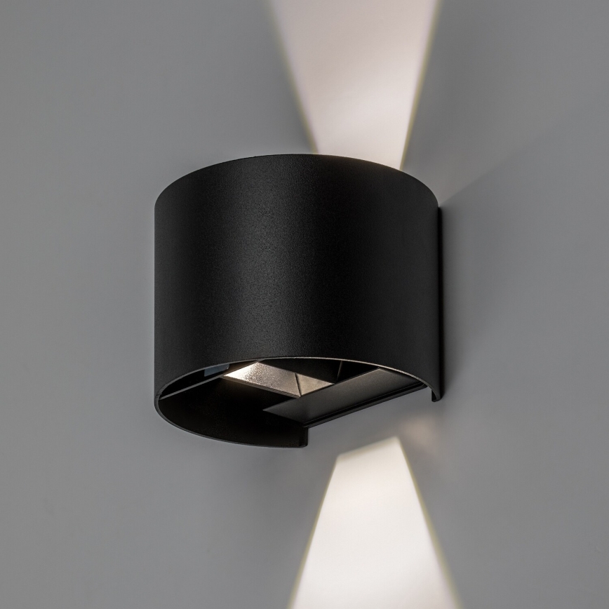 Rabalux - LED udendørs væglampe LED/5W/230V 2700/4000/6500K IP54 sort