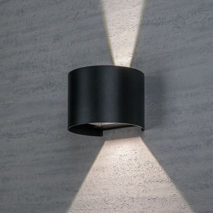 Rabalux - LED udendørs væglampe LED/5W/230V 2700/4000/6500K IP54 sort