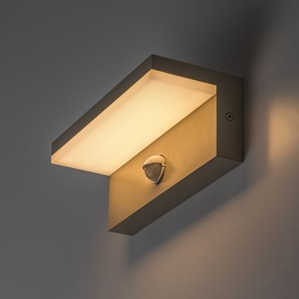 Rabalux - LED udendørs væglampe med sensor LED/9W/230V IP54 beige