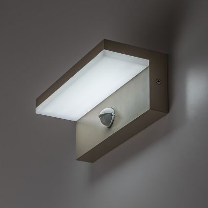 Rabalux - LED udendørs væglampe med sensor LED/9W/230V IP54 beige