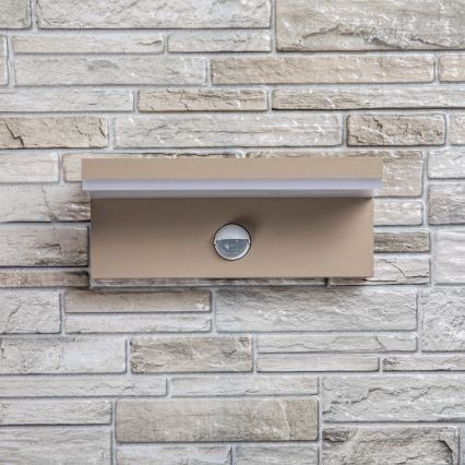 Rabalux - LED udendørs væglampe med sensor LED/9W/230V IP54 beige
