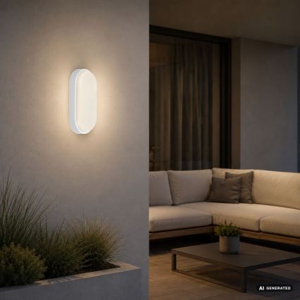 Rabalux - LED udendørs vægarmatur LED/14W/230V IP54 hvid