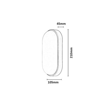 Rabalux - LED udendørs vægarmatur LED/14W/230V IP54 hvid