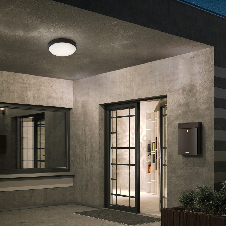 Rabalux - LED udendørs loftlampe LED/14W/230V IP54 sort