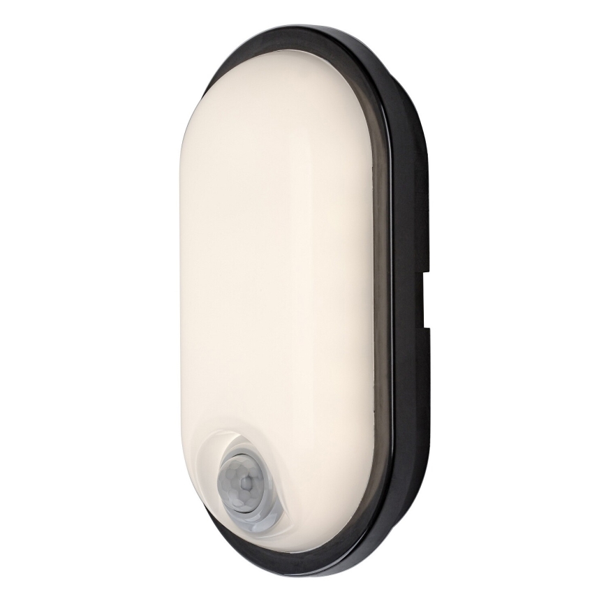 Rabalux - LED udendørs loftlampe med sensor LED/15W/230V IP65 sort