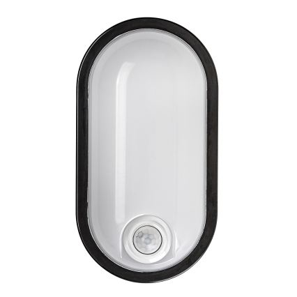 Rabalux - LED udendørs loftlampe med sensor LED/15W/230V IP65 sort