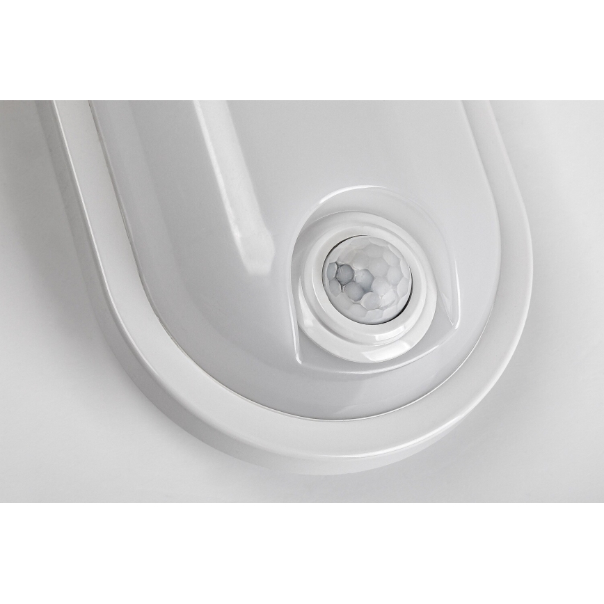 Rabalux - LED udendørs loftlampe med sensor LED/15W/230V IP65 hvid