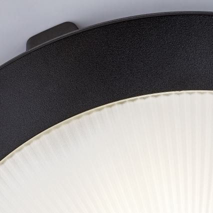 Rabalux - Udendørs loftlampe 1xE27/9W/230V IP65 Ø 30 cm sort