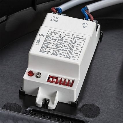 Rabalux - Udendørs loftlampe 1xE27/9W/230V IP65 Ø 30 cm sort