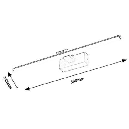 Rabalux - LED gallerilampe LED/12W/230V 3000K 59 cm