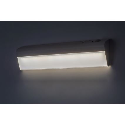 Rabalux - LED underskabslampe med bevægelsessensor LED/0,5W/3xAA