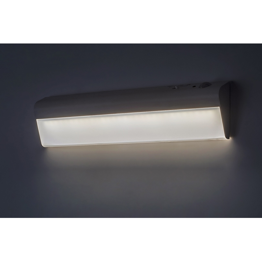 Rabalux - LED underskabslampe med bevægelsessensor LED/0,5W/3xAA