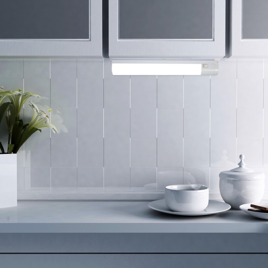 Rabalux - LED underskabslampe med skuffe LED/17W/230V 4000K IP44 hvid 57 cm