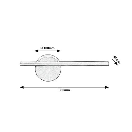 Rabalux - LED væglampe LED/6W/230V 4000K