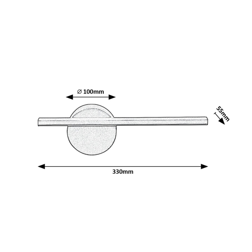 Rabalux - LED væglampe LED/6W/230V 4000K