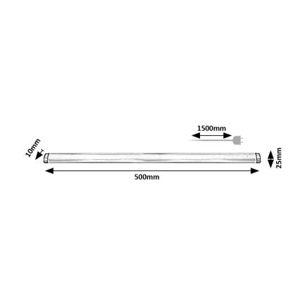Rabalux - LED underskabslampe dæmpbar LED/5W/230V 4000K 50 cm