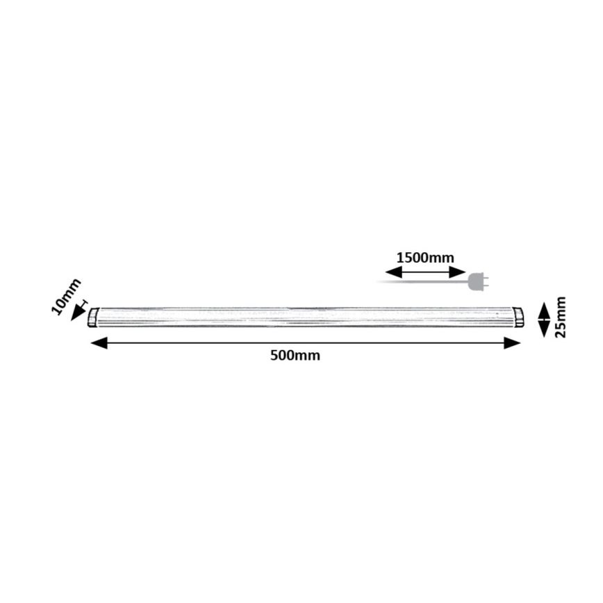 Rabalux - LED underskabslampe dæmpbar LED/5W/230V 4000K 50 cm