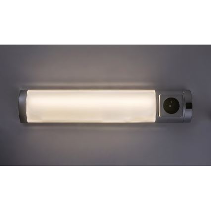 Rabalux - LED underskabslampe med skuffe LED/5W/230V 4000K 45 cm sølvfarvet
