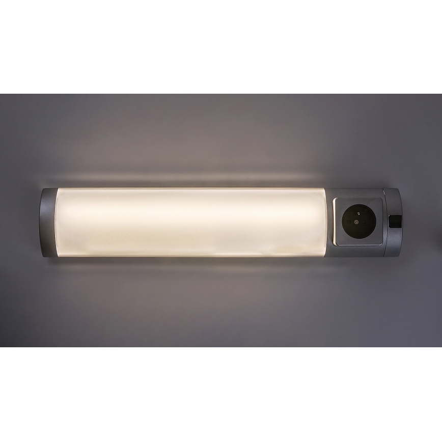 Rabalux - LED underskabslampe med skuffe LED/5W/230V 4000K 45 cm sølvfarvet