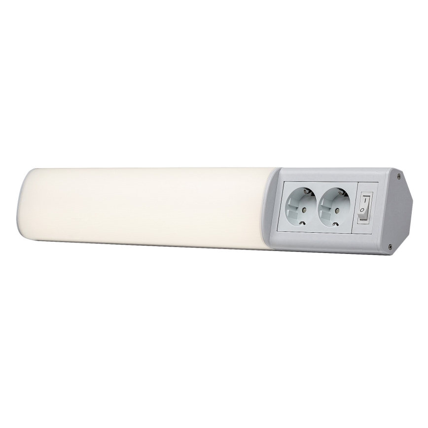 Rabalux - LED underskabslampe med 2 stikkontakter LED/10W/230V 4000K 50 cm hvid