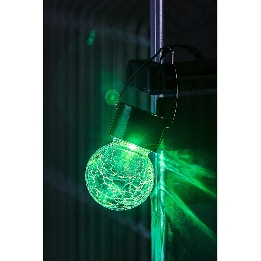 Rabalux - LED RGB Udendørs solcellelampe med kontakt LED/0,06W 60 mAh IP44