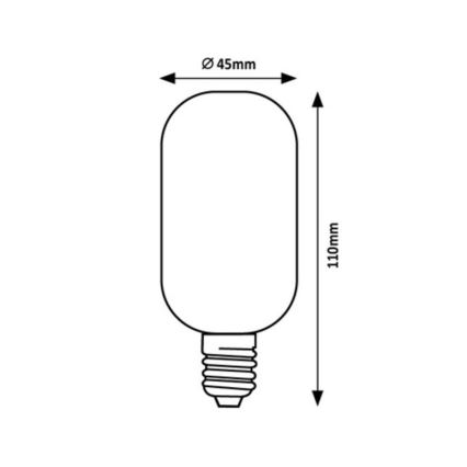 Rabalux - LED-pære T45 E27/4W/230V 4000K
