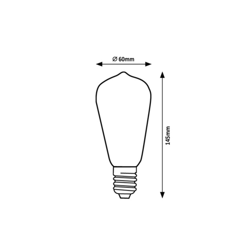 Rabalux - LED-pære ST64 E27/4W/230V 4000K