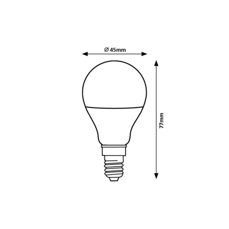 Rabalux - LED-pære G45 E14/5W/230V 4000K