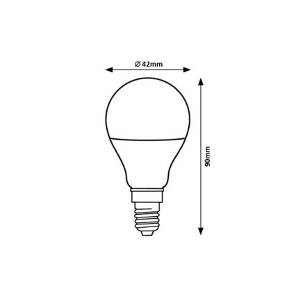 Rabalux - LED-pære G45 E14/9W/230V 3000K