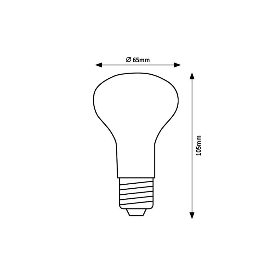 Rabalux - LED-pære R63 E27/9W/230V 3000K