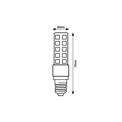 Rabalux - LED-pære T20 E14/6W/230V 3000K