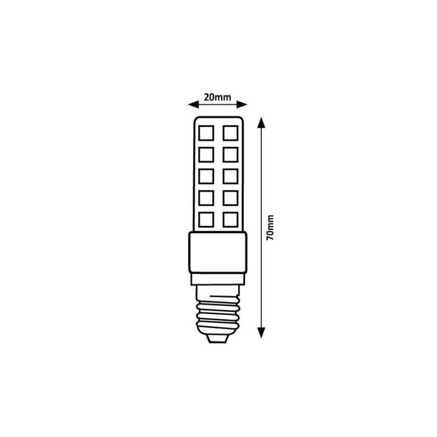 Rabalux - LED-pære T20 E14/6W/230V 3000K