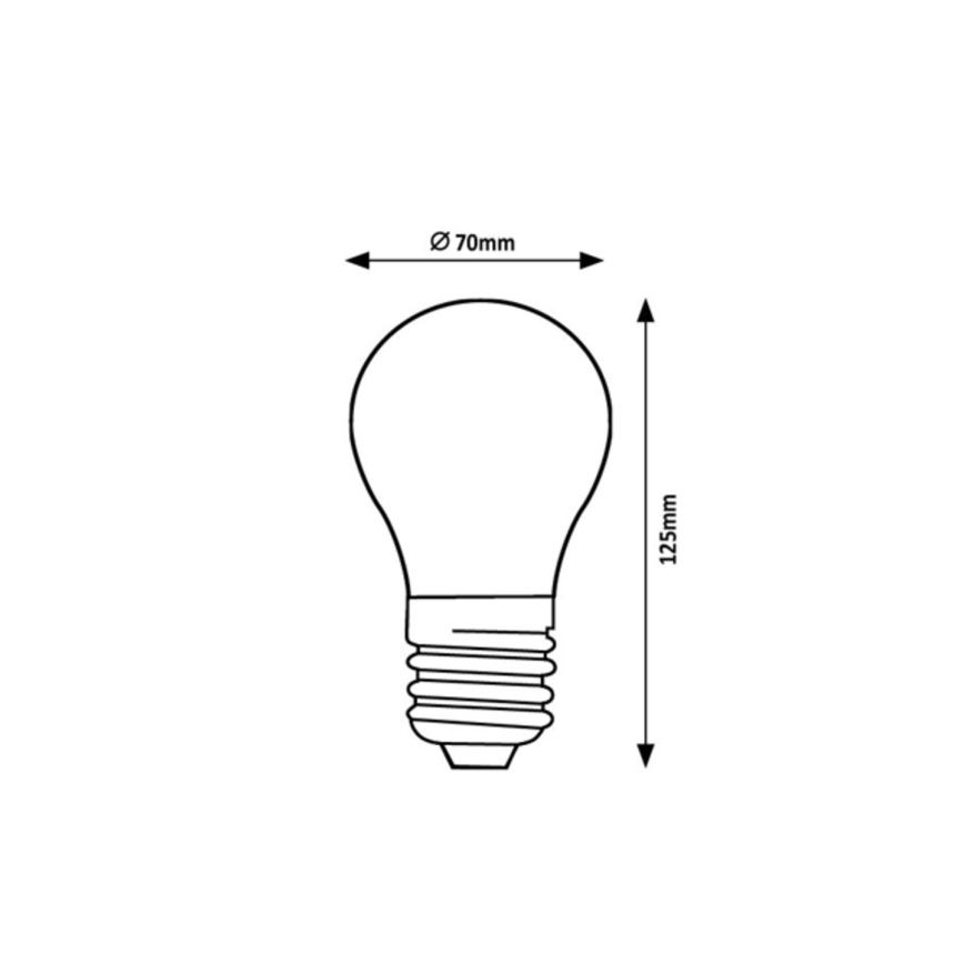 Rabalux - LED-filamentpære A70 E27/18W/230V 3000K