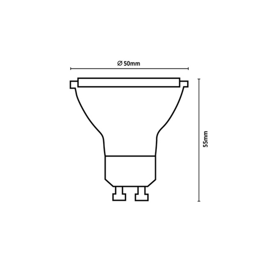 Rabalux - LED-pære SMD GU10/4W/230V 3000K